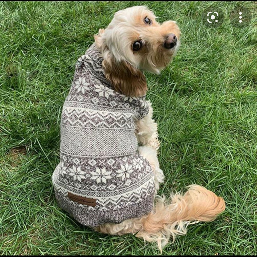 Eddie Bauer dog sweater